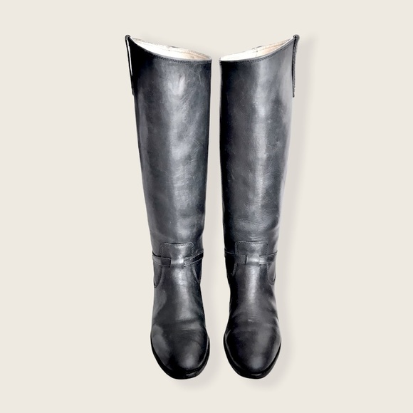 Frye Lindsay Vintage Plate Leather Knee-High Boot - Picture 7 of 16